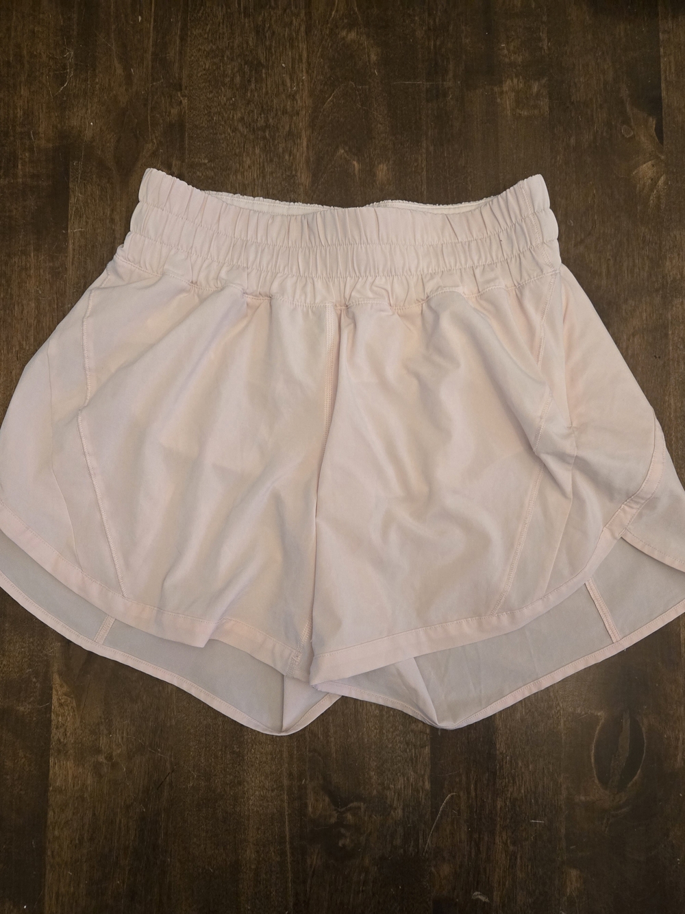 Lululemon Track That High Rise Light Pink Shorts - Size 6